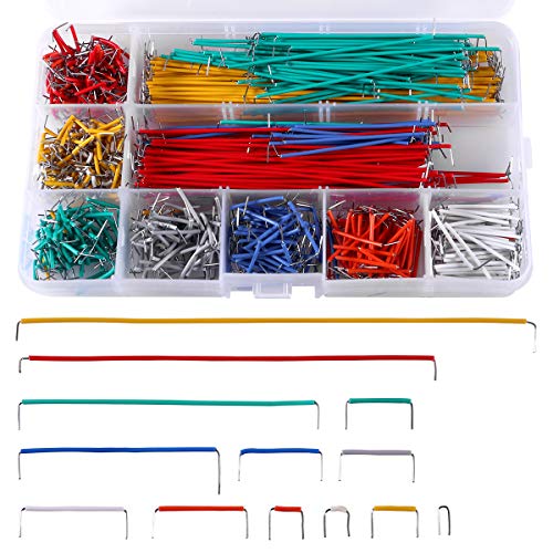 Jumper Wire Kit - 840 Piece Breadboard Jumper Wire Set, 14 Assorted Lengths for Prototyping