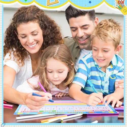 18Pcs Place Value Chart Dry Erase Flash Cards Math Manipulatives for Kids - style: Classic Place Value Charts
