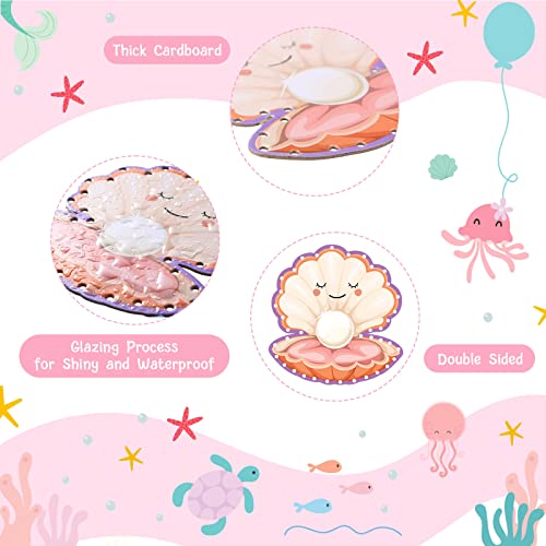 Pajean 10 Pcs Kids Lacing Cards Double Sided Animal Sewing Cards Kits 10 Styles Lacing Toy Crafts for Toddler Ages 6+ Developing Imagination Preschool Learning Activity Supplies(Mermaid Style) - style: Mermaid Style