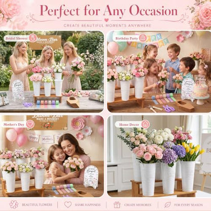 DIY Bloom Bar Supplies Set, 47 Pcs Complete Flower Bar Supplies kit