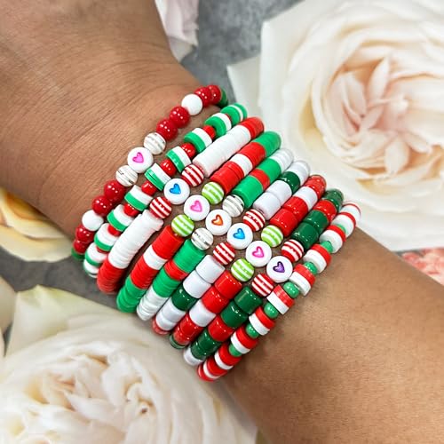 Italy Italian Mexico Mexican Christmas Clay Beads Bracelets Making Kit