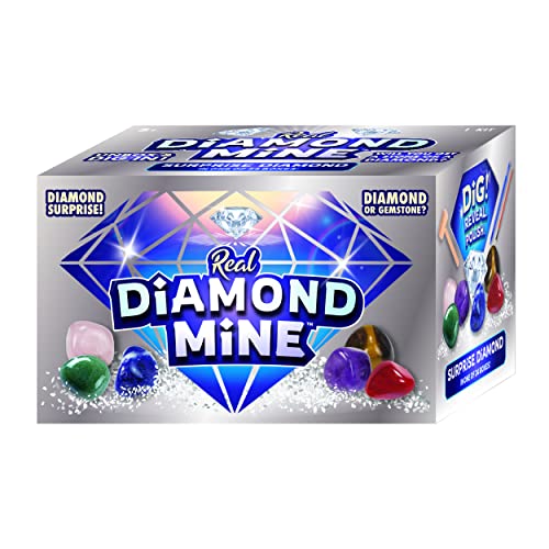 JA-RU Real Diamond Mine Gemstone Dig Kit (6 Packs) Mystery Rock 4630-6s - size: 6 Units Pack