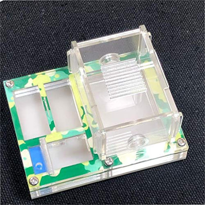 ANT Mini DIY Acrylic Flat Farm Nest with Feeding Area House for Queen Laying Eggs Anthill with Moisturizing Zone (Summer) - color: summer