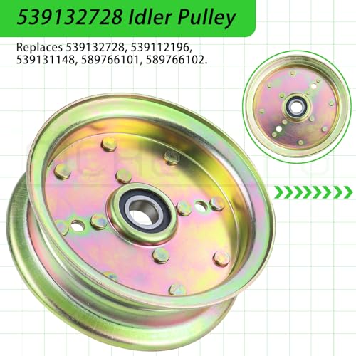 589766102 Idler Pulley for Husqvarna 46" 48" 54" Z246 RZ4623 Deck - color: A11 1x539132728