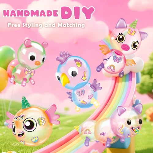 nicknack Princess Pink Balloon Animals Kit with Pump Craft Kits Girls Gifts - color: Princess Pink