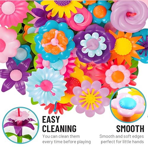 109pcs Flower Garden Building Toys Set - STEM Montessori Toys for Girls - size: Hyper Set - 109pcs