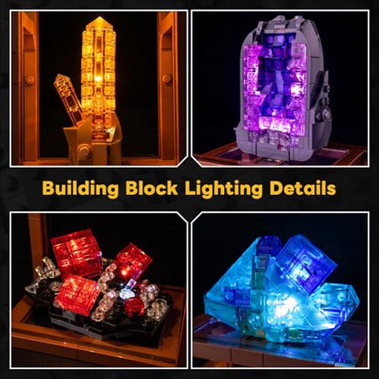 Kyglaring Light Kit for LEGO 21362 Mineral Collection Set, Lights Only - color: 21362 Touch Control