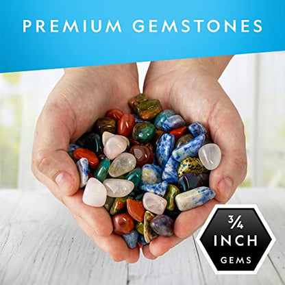 National Geographic Polished Stones and Crystals 2 Lb. Bulk Collection - style: 2 lb, 3/4-Inch Stones