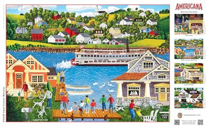MasterPieces Sweet Summer Memories Jigsaw Puzzle - 500 Piece EZ Grip, Summer Theme - Adult - style: Sweet Summer Memories