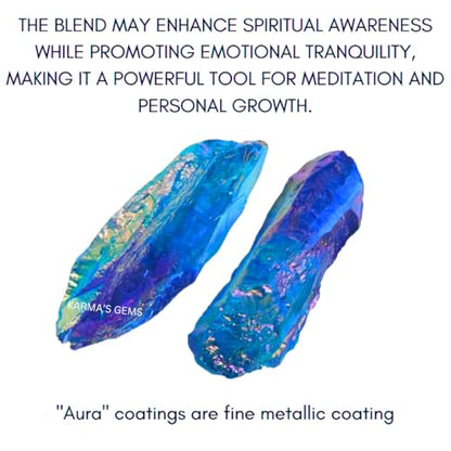 Crystals, Rocks, Jade, Crystals and Healing Stones, Witchcraft Supplies, Healing Crystals, Stones, Healing Stones, Rock Collection, Agate, Raw Stones (Amethyst-Aqua Aura Quartz, 2 Pcs) - color: Amethyst-aqua Aura Quartz
