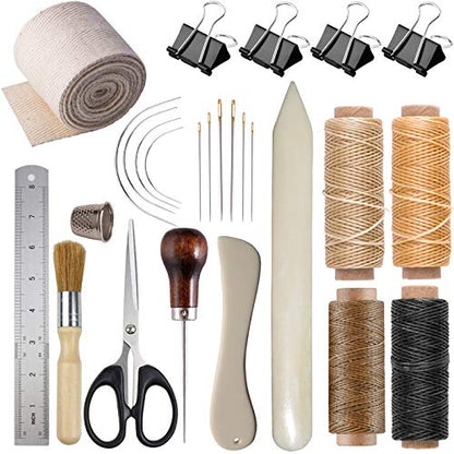 VENCINK Bookbinding Supplies Kit Hand Book Binding Starter Tools Set