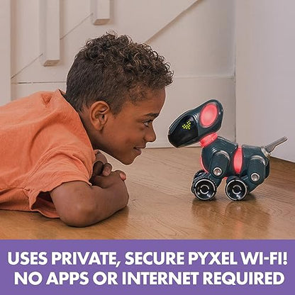 Educational Insights PYXEL A Coder's Best Friend - Programmable Coding Robot for Kids with Blockly & Python Languages, Learn Early Robotics, Kids Robot & STEM Toys for Boys and Girls Ages 8+