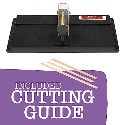 Pitsco Education Timber Cutter, Make Precise Horizontal and Angular cuts, Ideal Cutting Tool for Model Bridges, Towers, and Airplanes, Hand Tools for Cutting Soft Wood, Includes Replacement Blades
