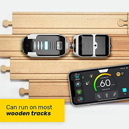 Smart Train Starter Set: Award-Winning Robot Toy Train; App-Based + Screen-Free Drive Modes; 3 Free Apps for Playing and Learning; Programmable with Color Tiles, Scratch & Python; for Ages 3+