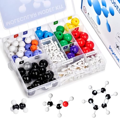 JoyCat 238-Piece Molecular Model Kit for Organic and Inorganic Chemistry - style: 238 Pieces