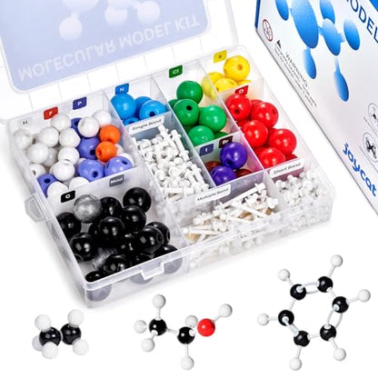 JoyCat 238-Piece Molecular Model Kit for Organic and Inorganic Chemistry - style: 238 Pieces