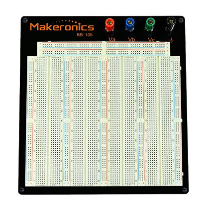 Makeronics 3220 Solderless Breadboard Kit 560 U-Shape 65 PCS Jumper Wire