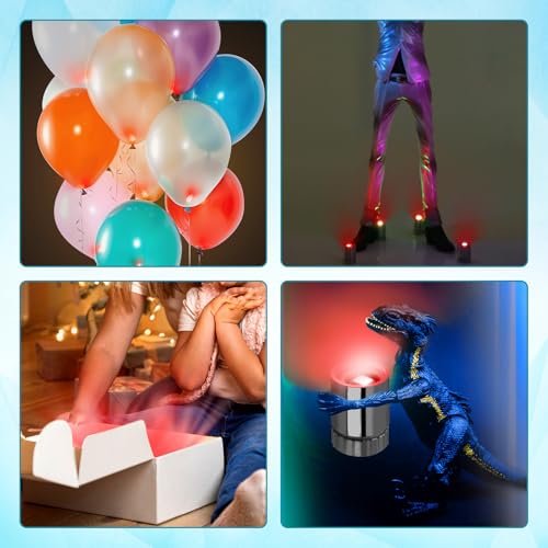 20pcs Mini Led Lights for Craft, Tiny Small Light with 30pcs Batteries - color: Red