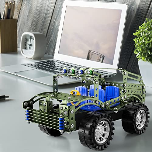 Lucky Doug Building Toys Model Truck Set - STEM Project for Kids Ages 8-12, Assembly Model Car Kits Toys for Kids Boys 8 9 10 11 Years Old - style: 9905