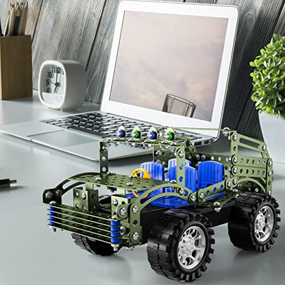 Lucky Doug Building Toys Model Truck Set - STEM Project for Kids Ages 8-12, Assembly Model Car Kits Toys for Kids Boys 8 9 10 11 Years Old - style: 9905