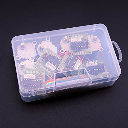 ELEGOO 5 Sets 28BYJ-48 ULN2003 5V Stepper Motor with ULN2003 Driver Board - size: Small