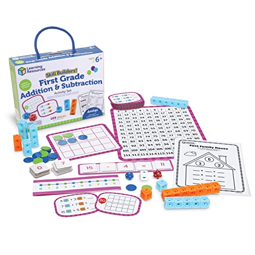 Learning Resources Skill Builders! First Grade Addition and Subtraction - style: Skill Builders! 1st Grade Addition And Subtraction