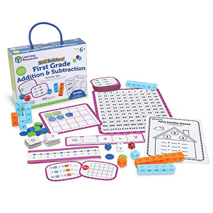 Learning Resources Skill Builders! First Grade Addition and Subtraction - style: Skill Builders! 1st Grade Addition And Subtraction