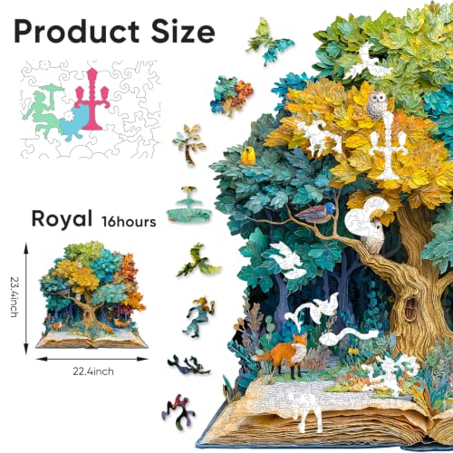 Bovearto Puzzles for Adults 1000 Pieces, Tree of Life Puzzle - color: Book Tree, size: 1000pcs