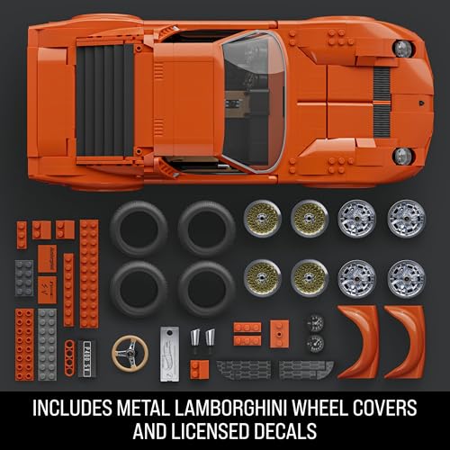 Mattel Brick Shop Hot Wheels Lamborghini Miura P400 SV Building Toy Kit