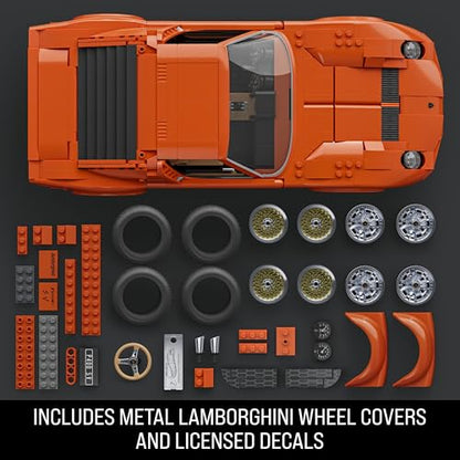 Mattel Brick Shop Hot Wheels Lamborghini Miura P400 SV Building Toy Kit