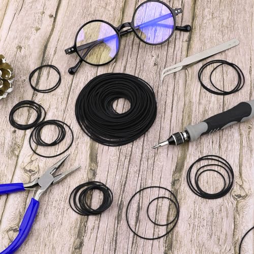100 Pcs Recorder Rubber Belts Cassette Recorder Repair Maintenance Mix Flat Cassette Tape Machine Rubber Belts 40-135 mm Cassette Recorder Belts for DVD CD LD VCR Repeater Drives 1mm Width