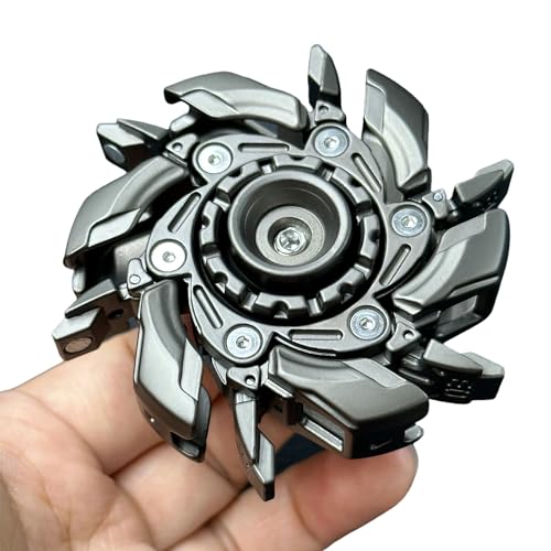 T-Conceal EDC Fidget Slider Spinning Stress Relief Adults Magnet Metal Toys - color: Grey