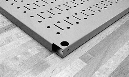 Wall Control Pegboard Rack Horizontal Metal Pegboard Garage Tool Storage Pack - Two 32-Inch Wide x 16-Inch Tall Easy To Install Peg Boards (Pink) - color: Pink