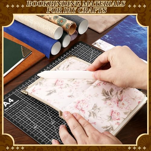 FOGWOWO 208 Pcs Book Binding Kits,Book Making Kit with Video Tutorials - color: Bookbinding Kit-B