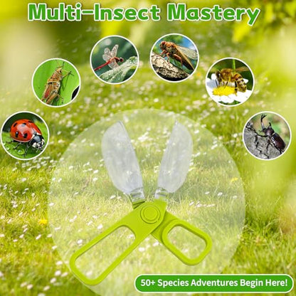 Bug Catcher for Kids 3-5, Bug Vacuum Toys Set，Summer Outdoor Explorer Kit