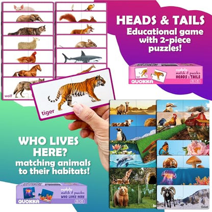 5X Megaset Realistic Puzzles for Toddlers 3-5 - Matching Games Ages 2-4 - color: Matching Games