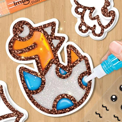 Imagimake DIY Jelly Stickers - Dino, 25+ Stickers, Low-Mess Art Kit - style: Dino