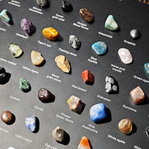 100Pcs Mixed Raw Crystal Mineral Specimens Natural Rock Collection Kit - color: 100pcs Mineral Specimens Set