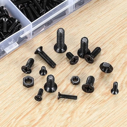 580 Pcs M3 M4 M5 Machine Countersunk Screws Assortment Kit,Hex Screws - size: M3 M4 M5 - 580