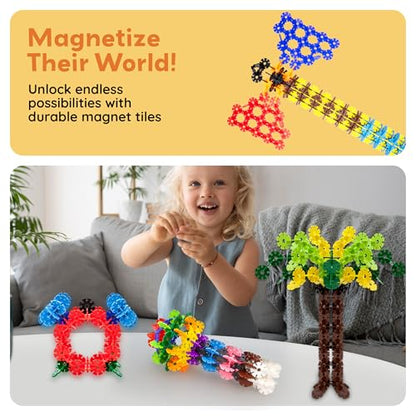 PicassoTiles Building Chips Interlocking Disc Construction Blocks in 12 Colors STEM Learning Early Education Toy Engineering Playset Child Brain Development for Toddlers Girls Boys Kids Age 3+ PTF108 - color: Multi-color