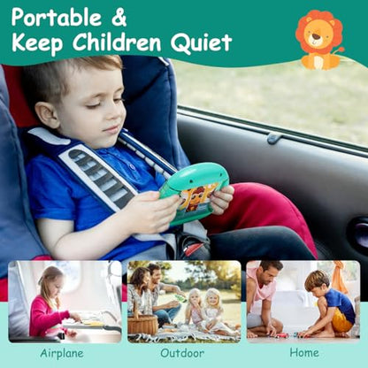 Rotating Puzzle for Toddlers Kids 3+, Travel Essentials Toys - color: Animal
