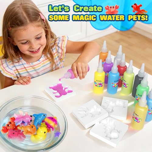 Magic Water Elf Craft Kits - DIY Squishy Maker Toys for Kids Ages 4-8