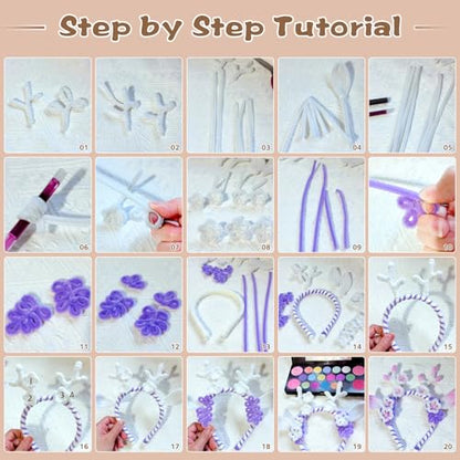 100 PCS Pipe Cleaners Craft, Light Brown Pipe Cleaners Bulk, Chenille Stem - color: Beige