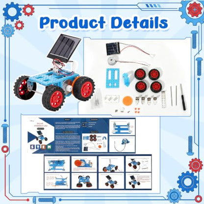Soulchen 12 Pack Stem Kits for Kids Bulk Stem Solar Robot Kit, Age 12-14