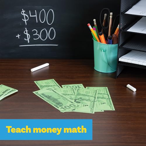 Learning Advantage One Hundred Dollar Play Bills, Set of 50 Paper Bills - style: $100 Bills