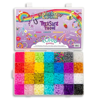 Rainbow Loom Treasure Trove - DIY Rubber Band Bracelet Craft Kit - 11,000pc