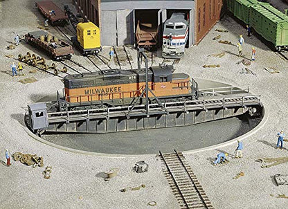 Walthers Cornerstone 90' Turntable 933-3171 HO Scale Model Railroad - Structure Kit - style: 90' Turntable