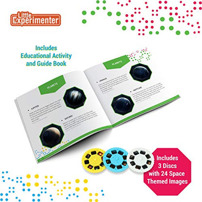 Little Experimenter Projector Telescope, 24 Space Images, STEM Kids 3-12