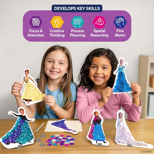 Skillmatics Poke-in Art – Disney Frozen, Wood Craft Kit, Gift for Kids - style: 6. Disney Frozen