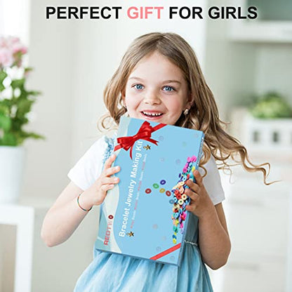 Redtwo 18000 Pcs Clay Beads Bracelet Making Kit, 4 Boxes 64 Colors Flat Polymer Heishi Jewelry with Gift Pack, Friendship Bracelet for Girls Ages 8-12 - color: 64 Colors